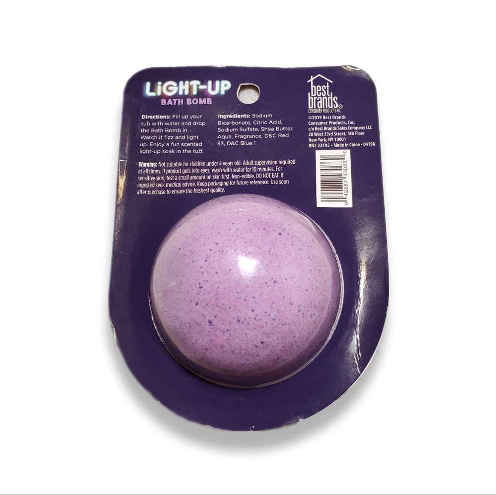 Bath Bomb Led Colorful Party Light up Home Bath Fizz Bath Accessories